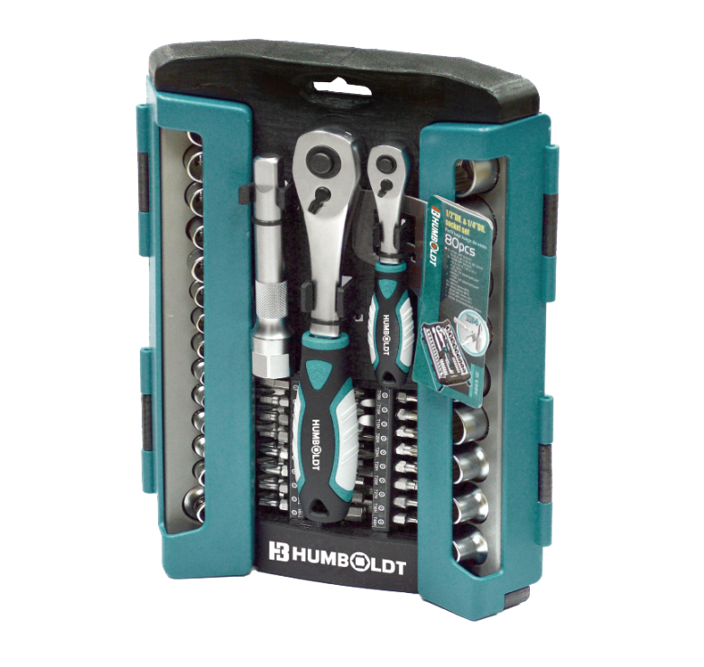 1/4" & 1/2" DR.SOCKET SET