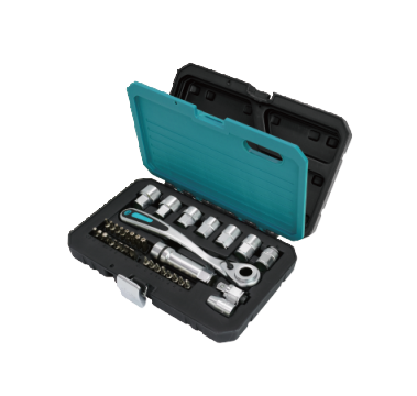 36PCS 1/2" DR. QUICK RELEASED GO THROUGH SOCKET SET